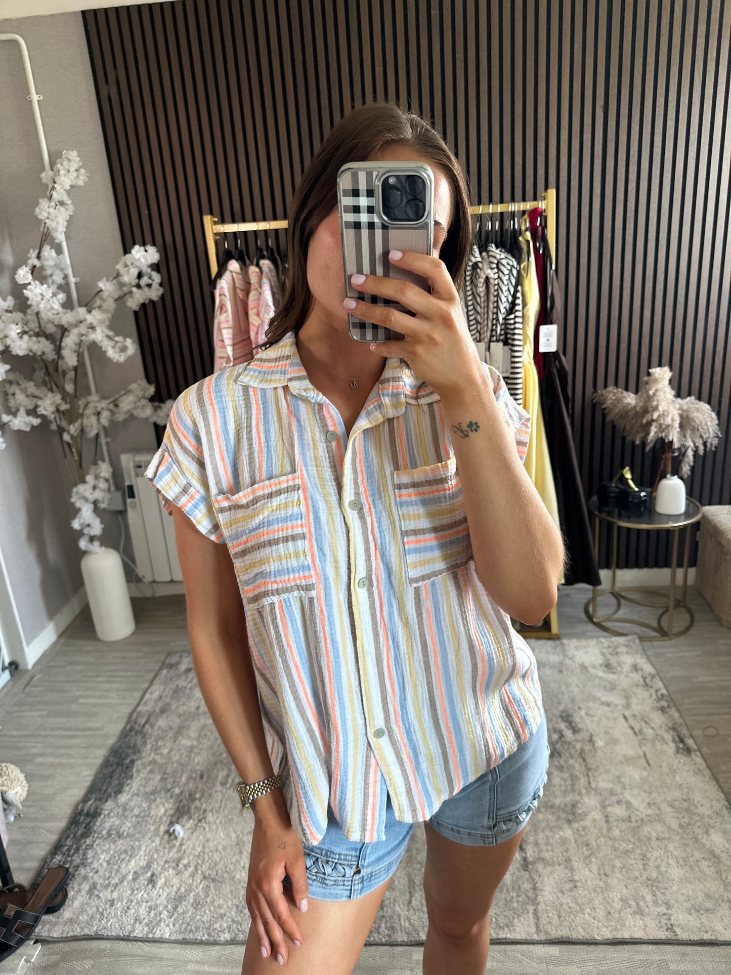 OLIVE Cheesecloth Shirt