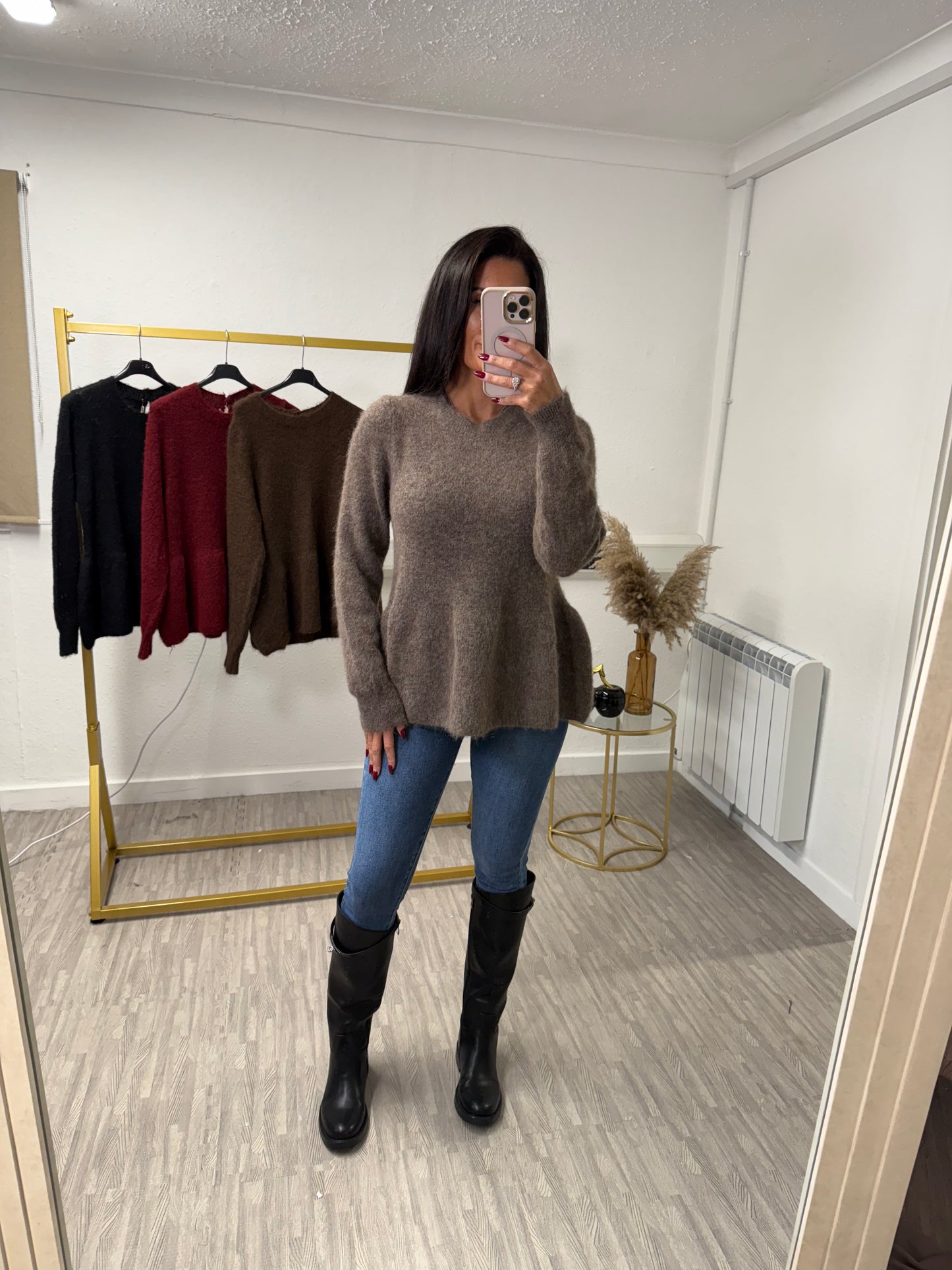 ANNA - Peplum Jumper