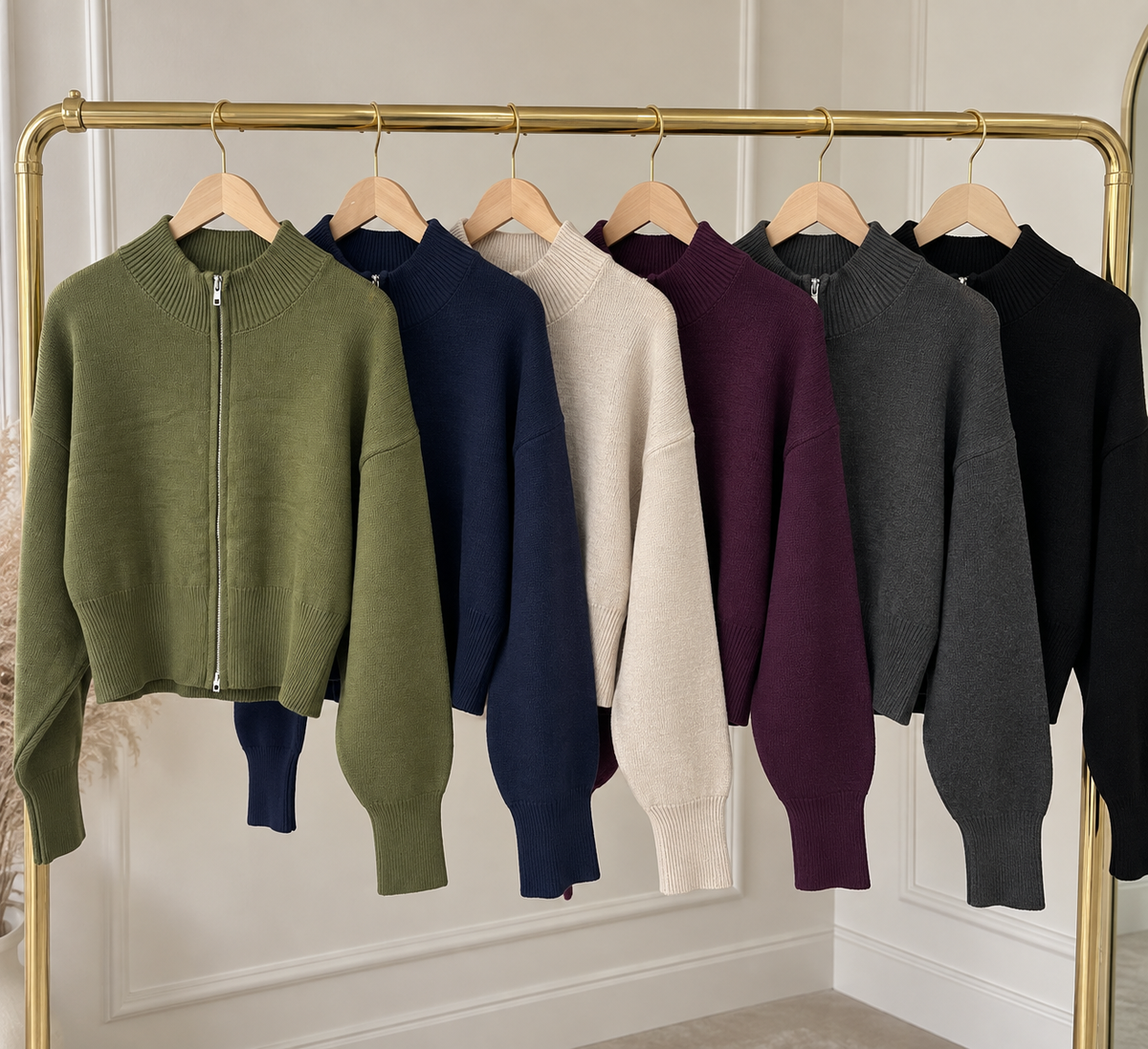 The Lola Zip Up Cardigan