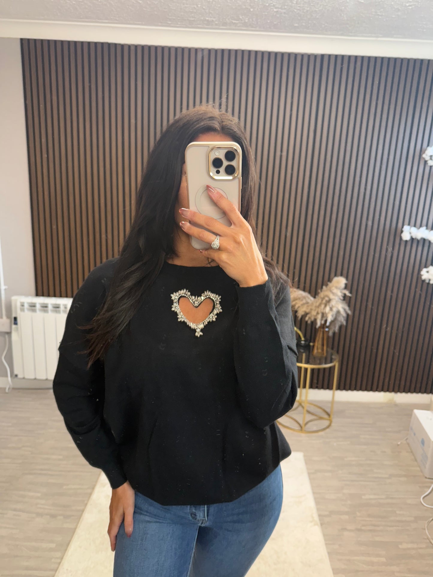 Heart Cut Out Jumper