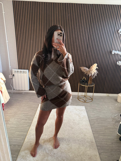 BRITTANY - Oversize Jumper and Skirt Set