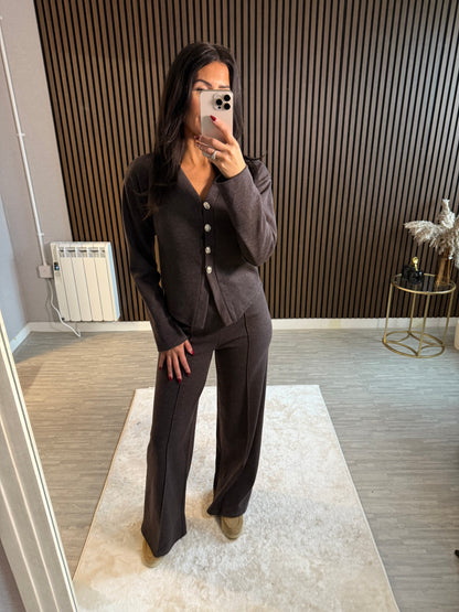 LEXI - Button Corset Lounge Set