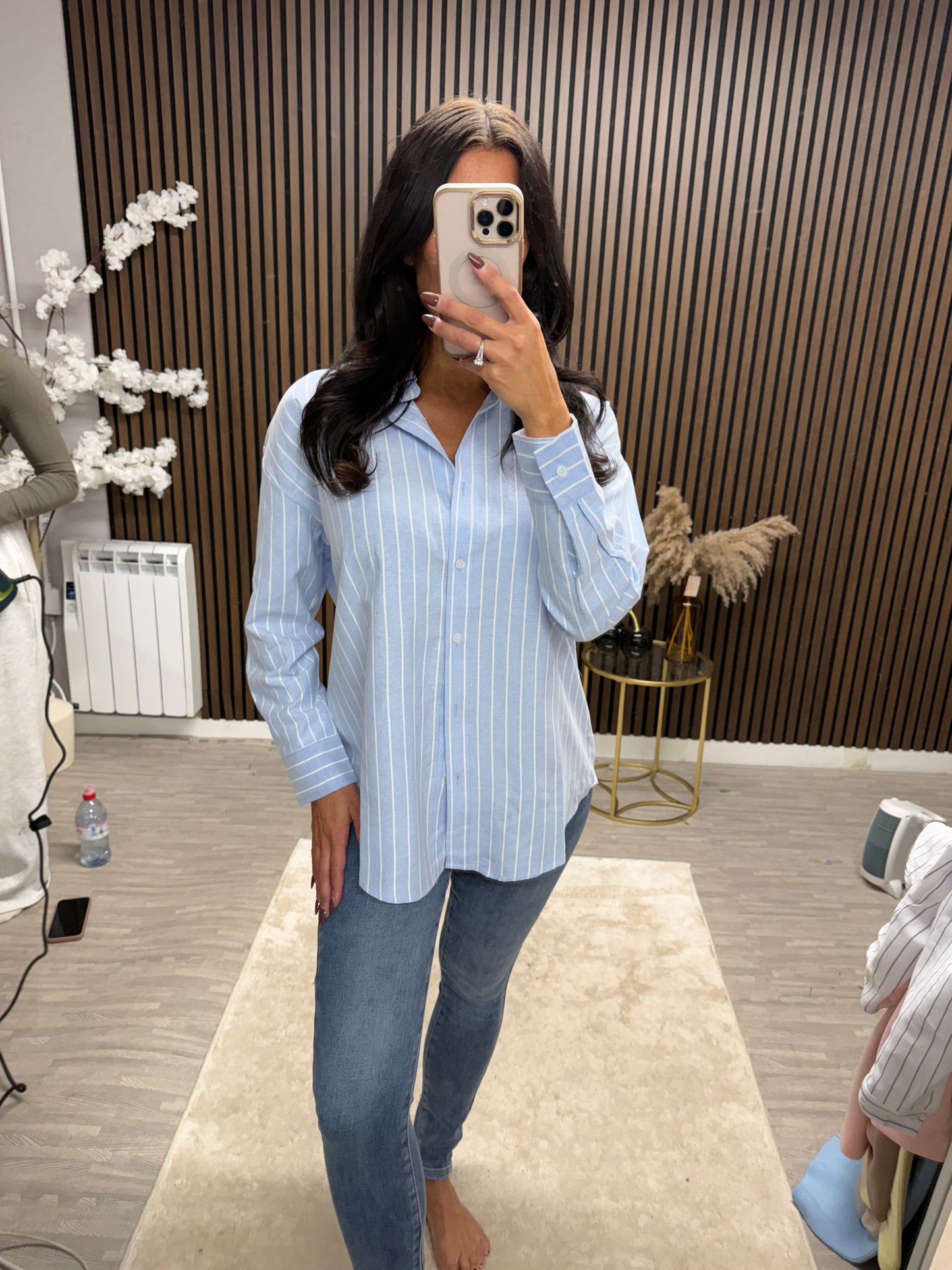 KATHERINE Pinstripe Cotton Shirt