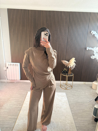 Ruched Shoulder Lounge Set