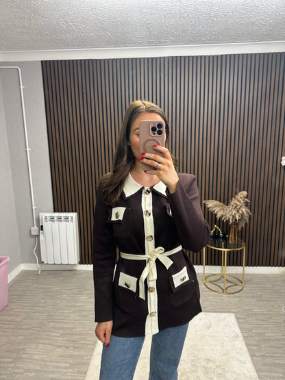 Bianca Belted Cardigan