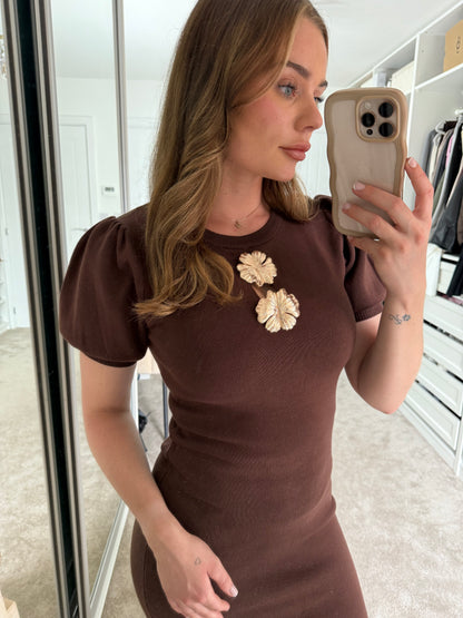 Caitlin Soft Knit Midi Dress