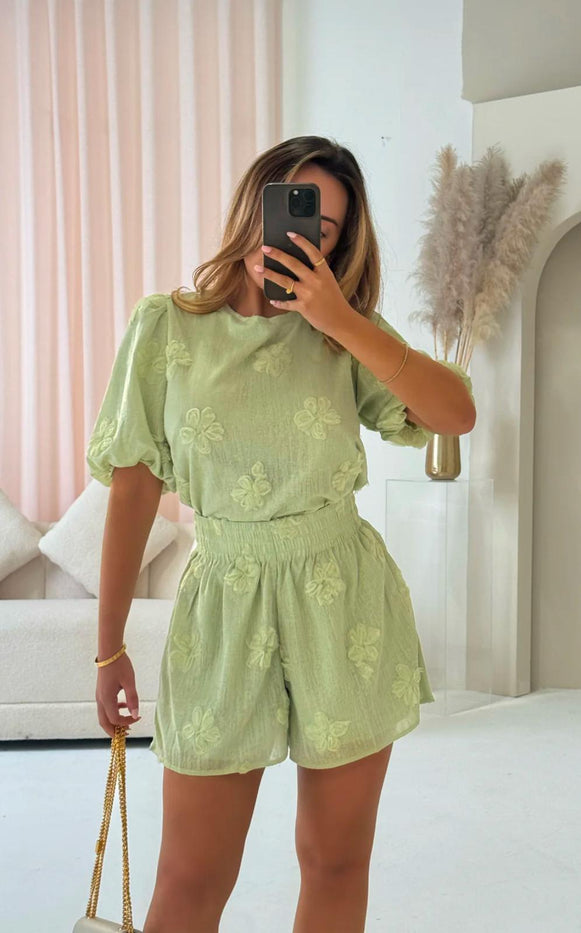 'Dolly' Linen Look Co-ord Set
