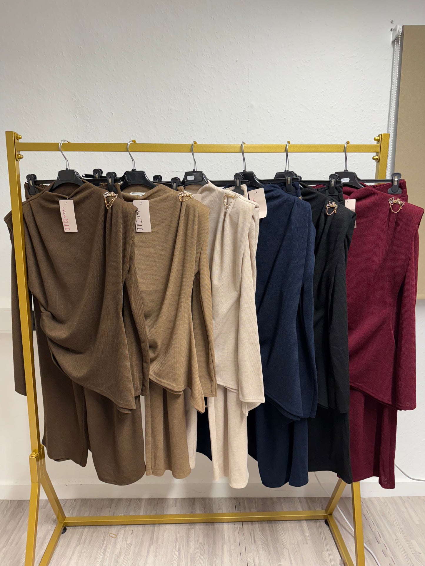 KENZIE - Ruched Padded Shoulder Set