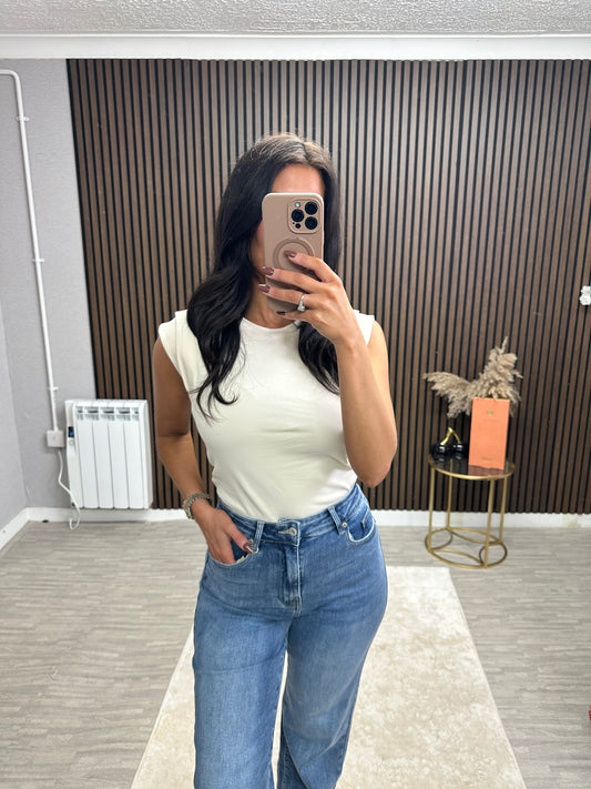 Jolie Cap Sleeve Top