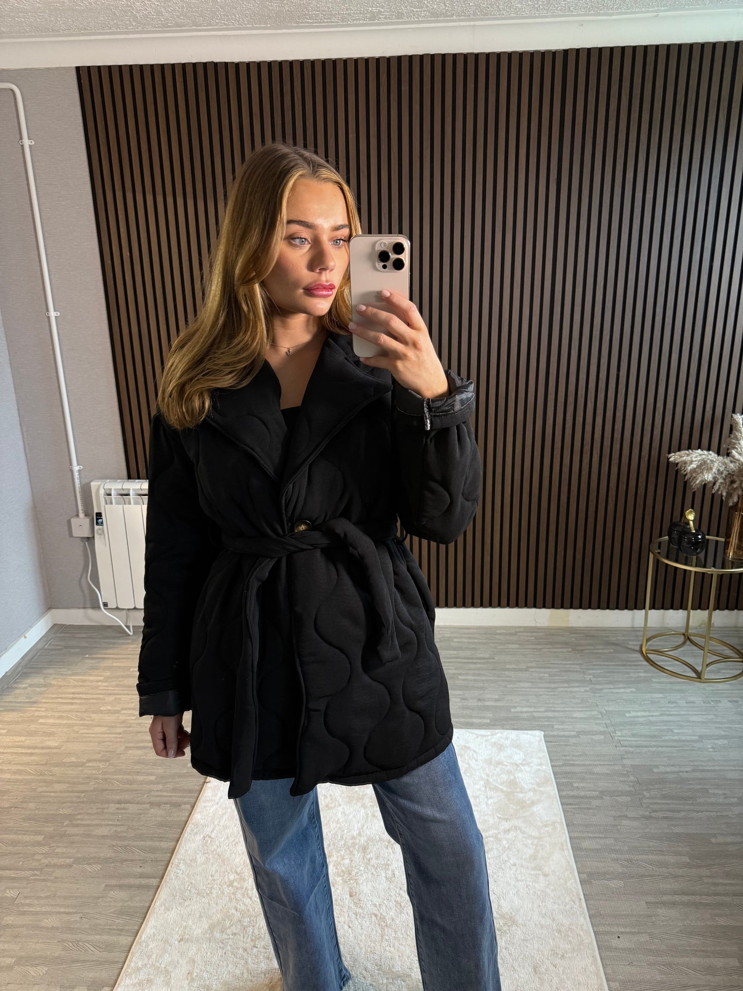 JOLENE - Quilted Jacket with Belt