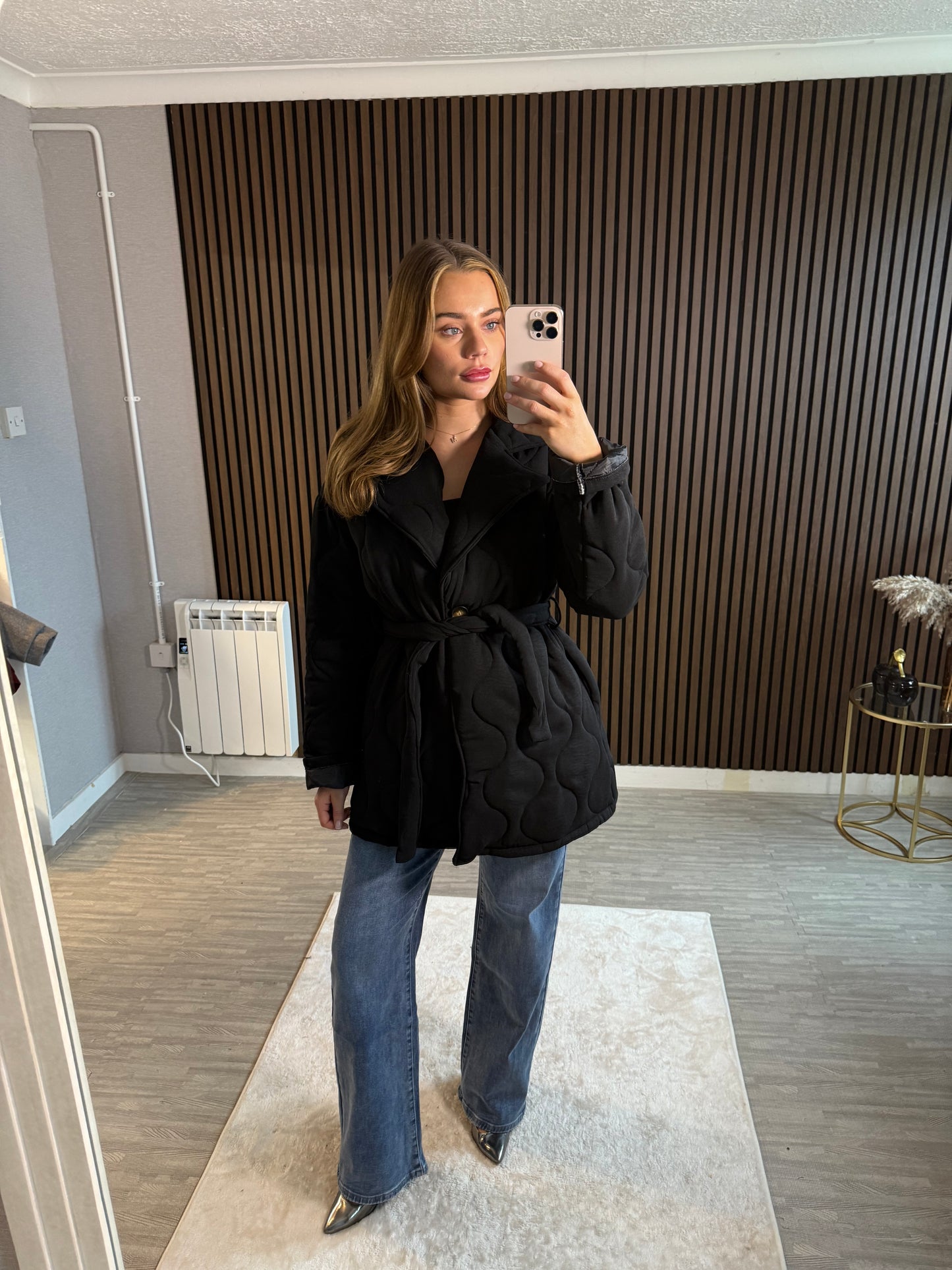 JOLENE - Quilted Jacket with Belt