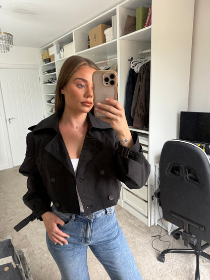 TONI - Cropped Trench Jacket