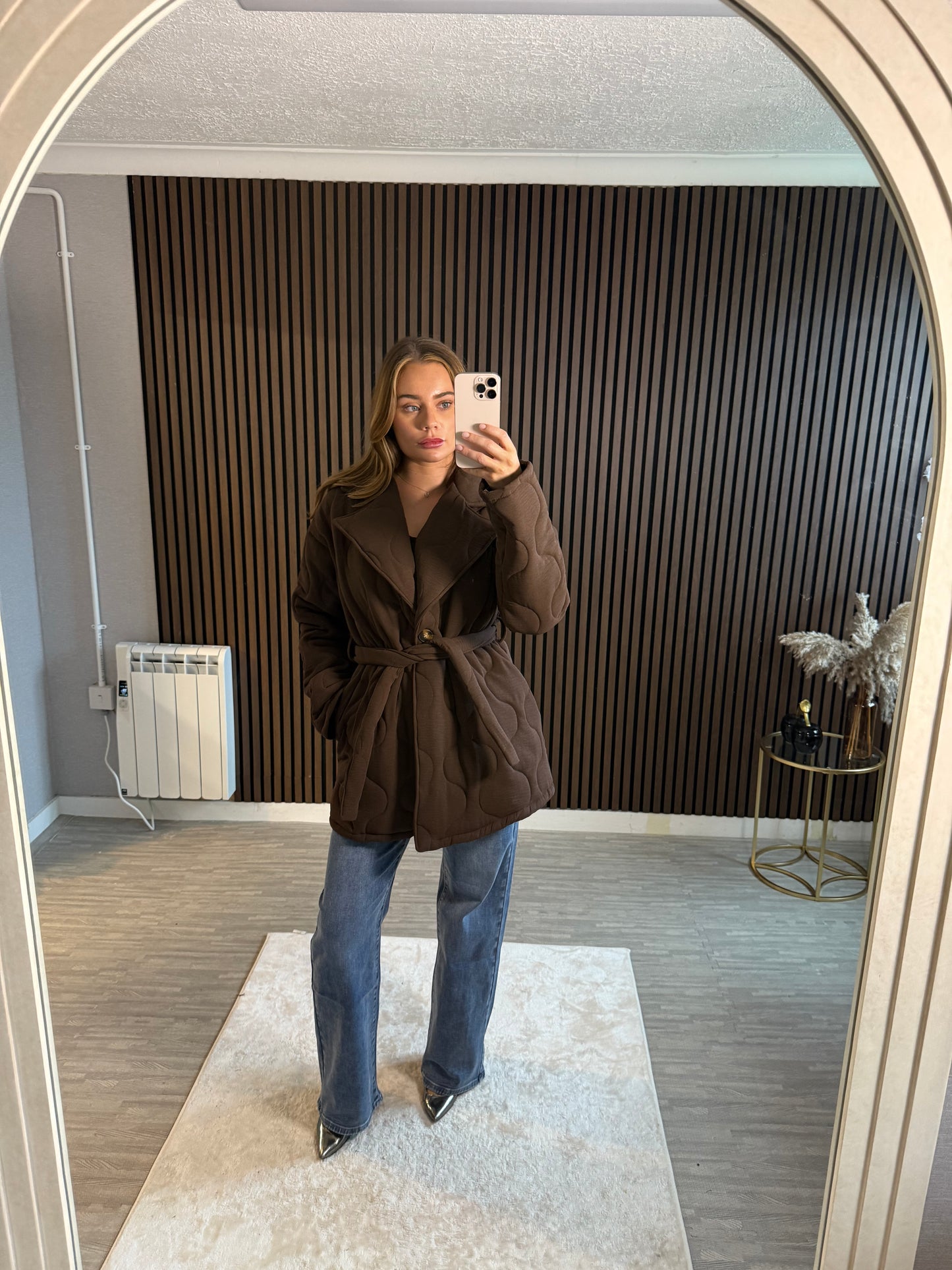 JOLENE - Quilted Jacket with Belt