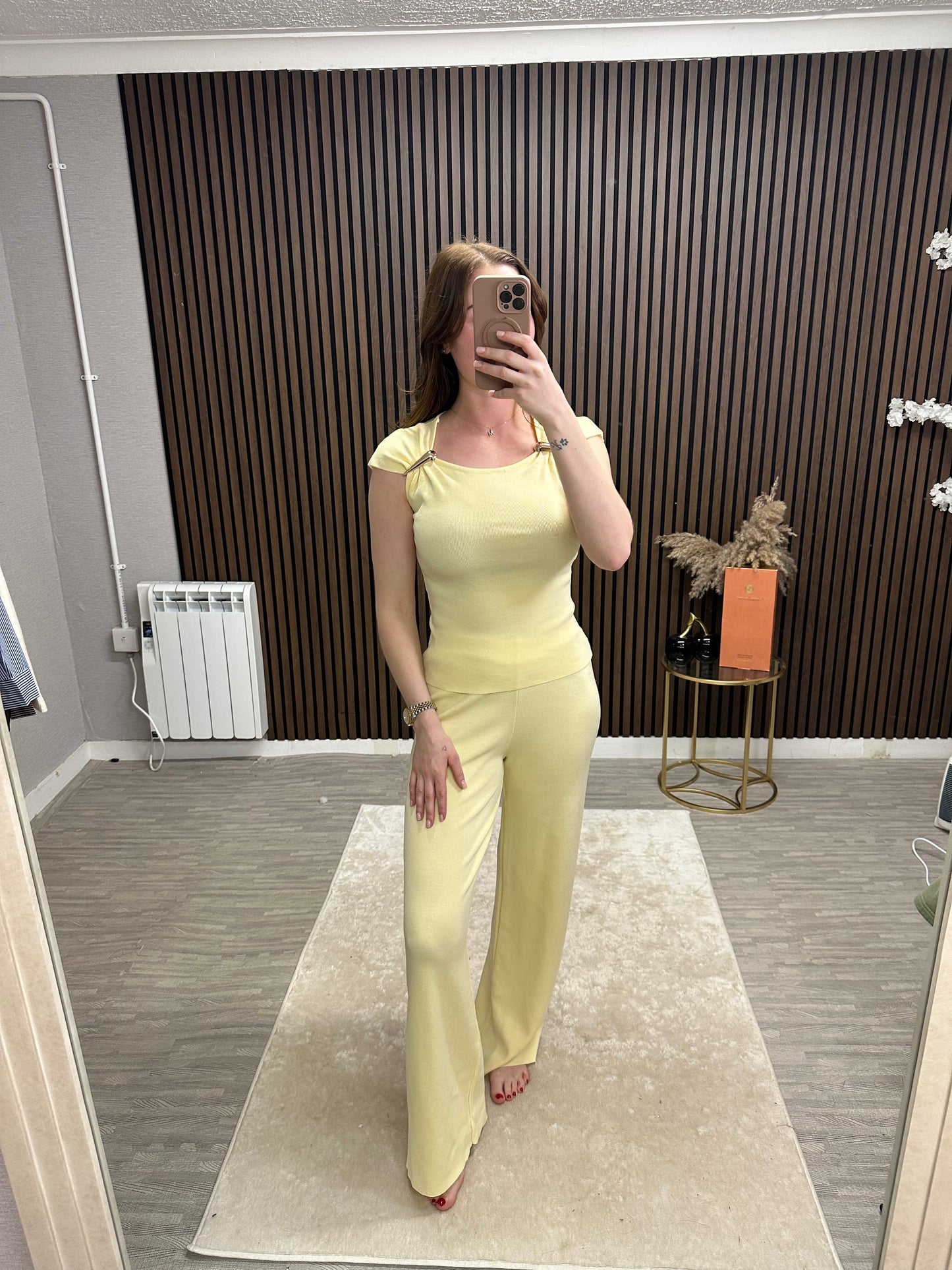 ROBYN - Gold Buckle Detail Lounge Set