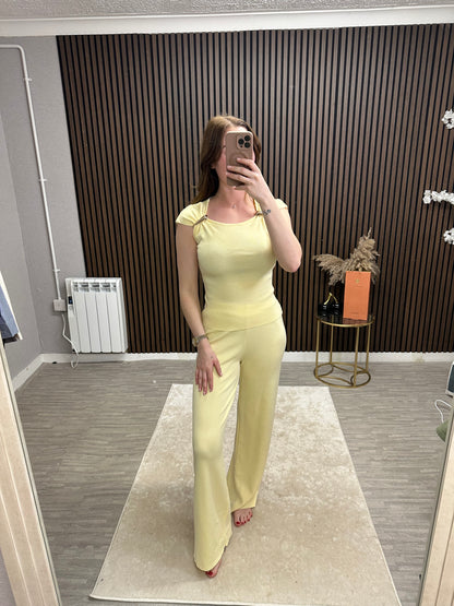 ROBYN - Gold Buckle Detail Lounge Set