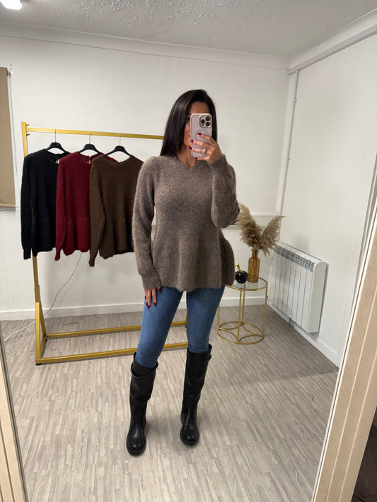 ANNA - Peplum Jumper