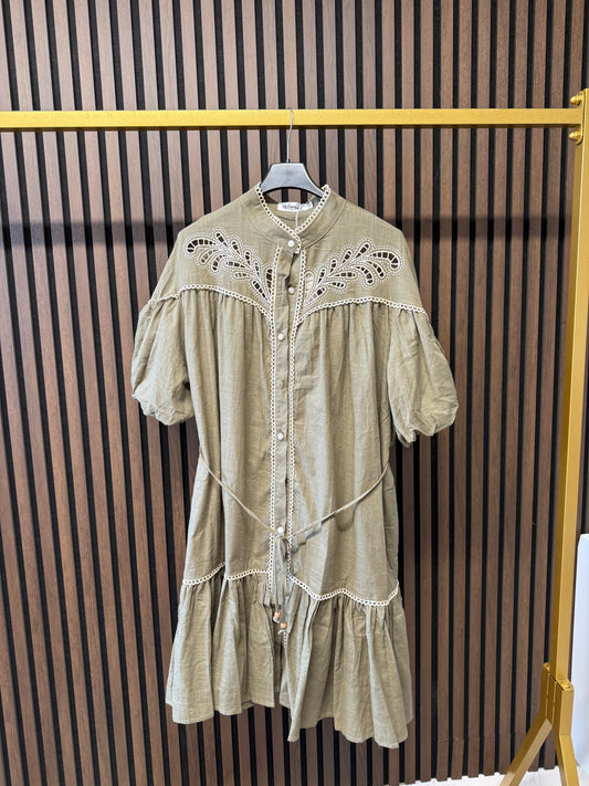 KEIRA Khaki Dress
