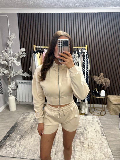 RUBY Zip Up Short Set