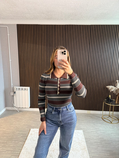 CAMERON - Stripe Bodysuit