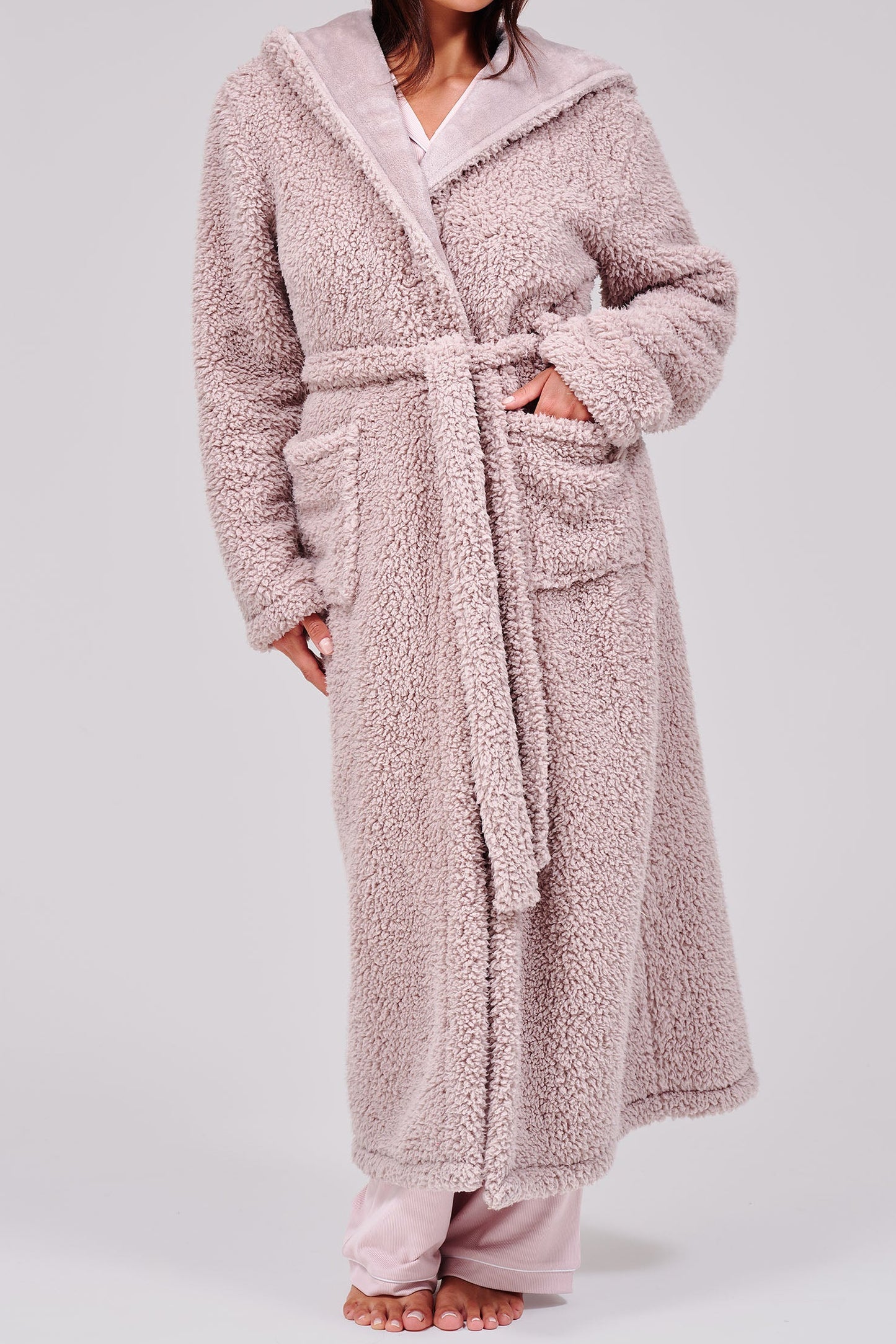 PRE-ORDER - Mink Borg Dressing Gown - 794078