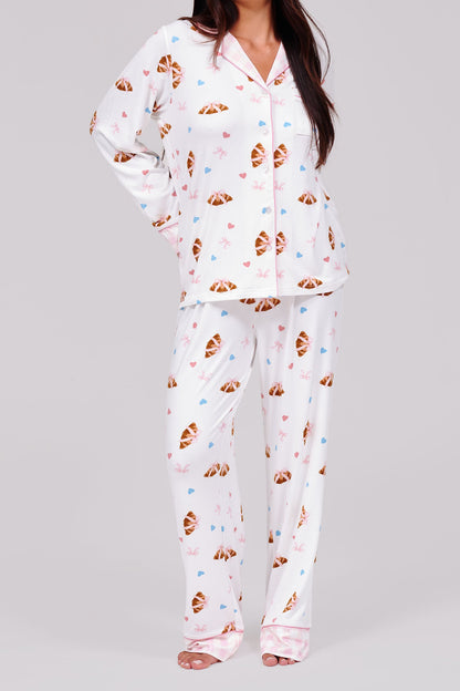 PRE-ORDER - Croissants Bow Pyjamas - 796148