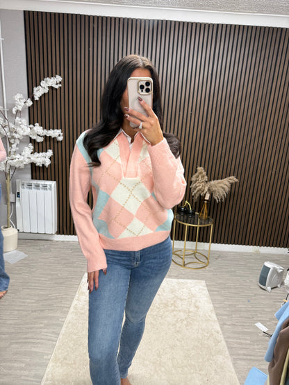 DAISY Jumper with Shirt Detail