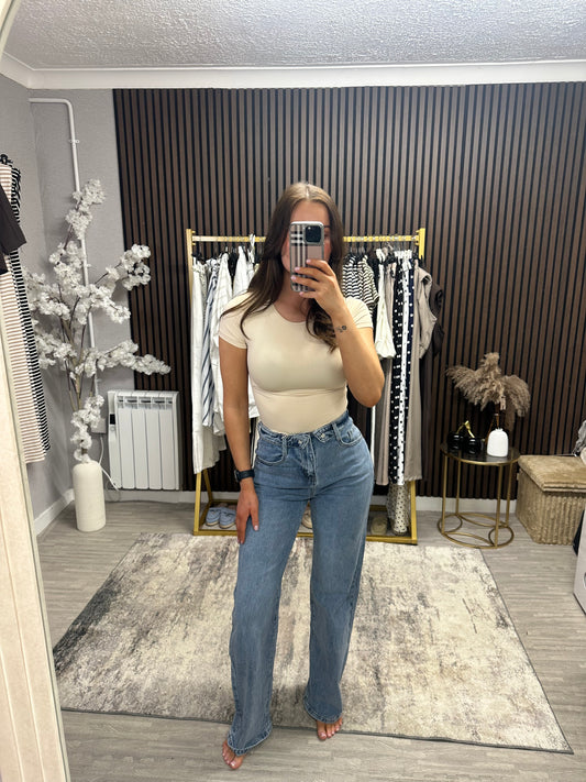 ELODIE Wide Leg Jeans