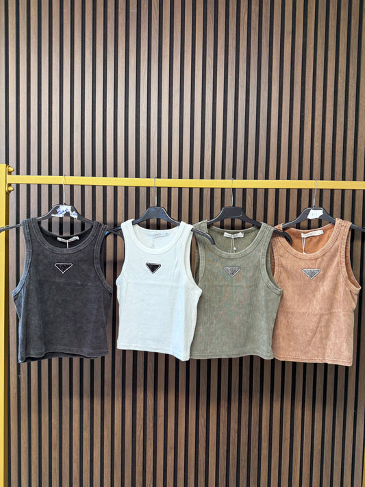 PIA Ribbed Vest Tops