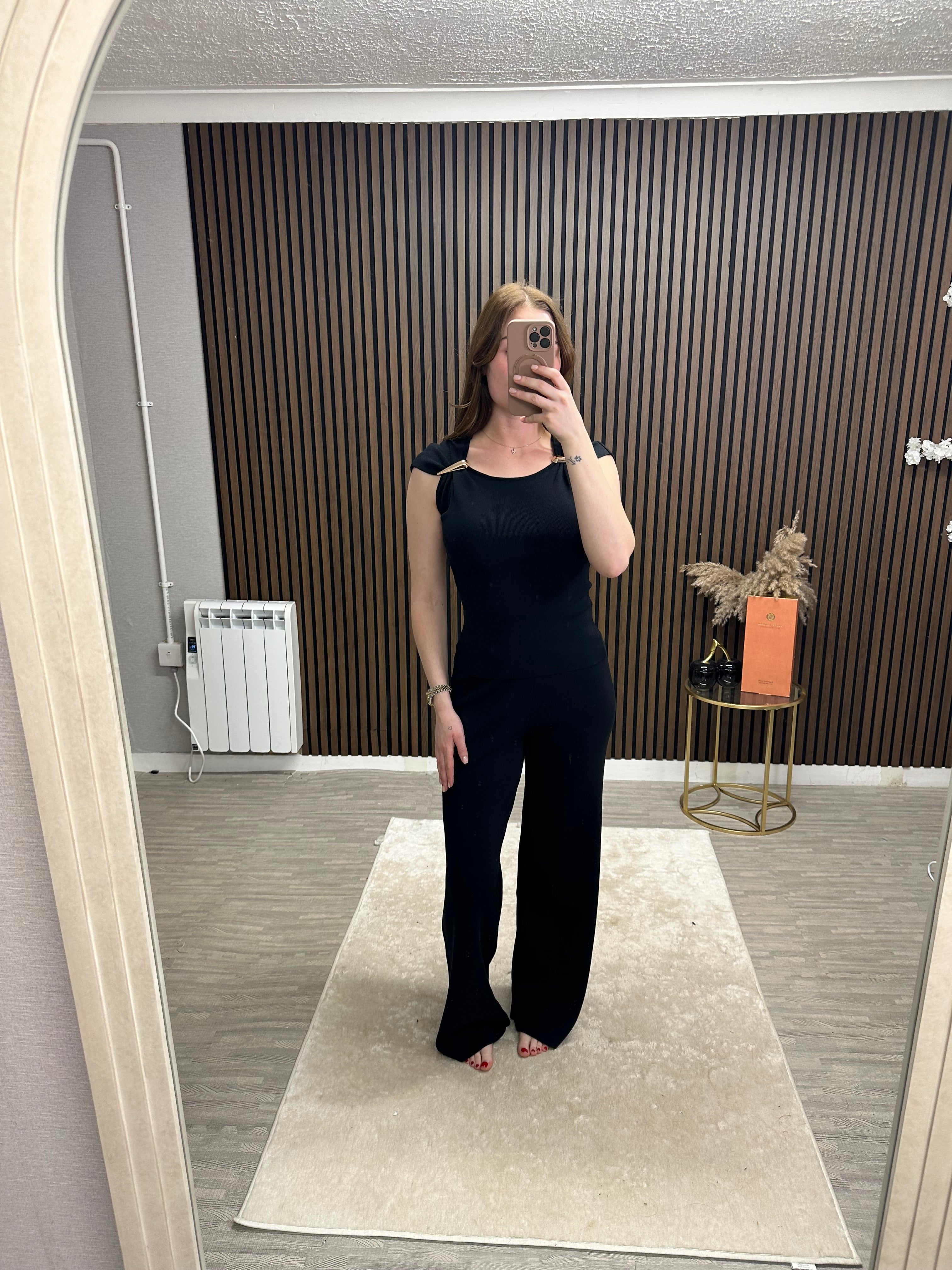 ROBYN - Gold Buckle Detail Lounge Set – The Style Mill