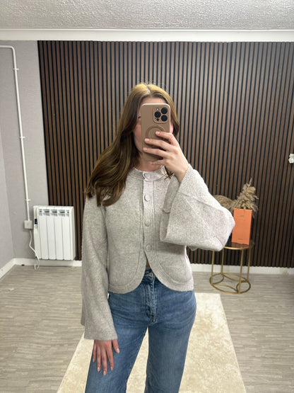 PRE ORDER - LARA Knit Cardigan - Flute Sleeve