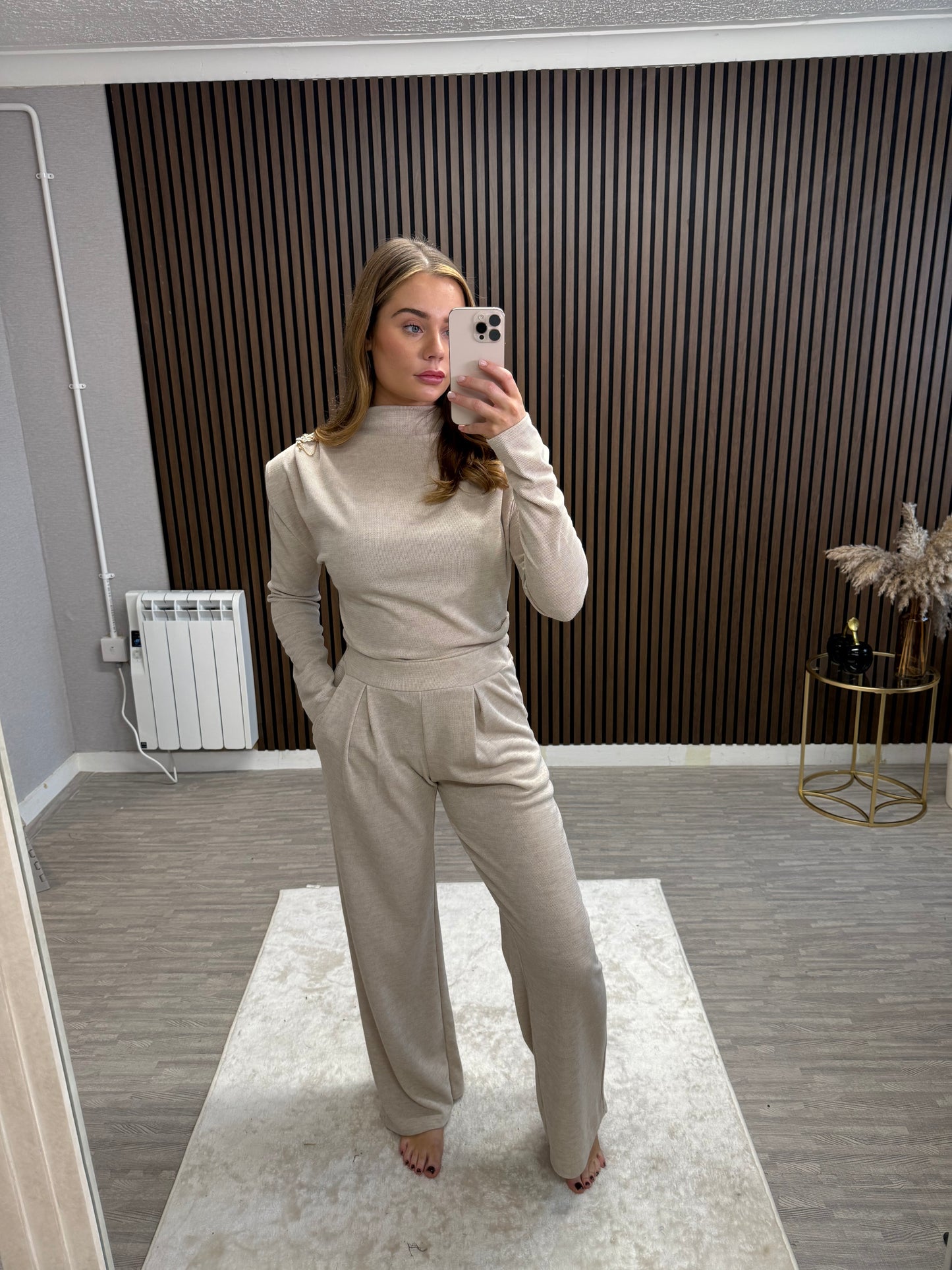 KENZIE - Ruched Padded Shoulder Set