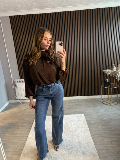 JORDAN - Puffball Sparkle Top