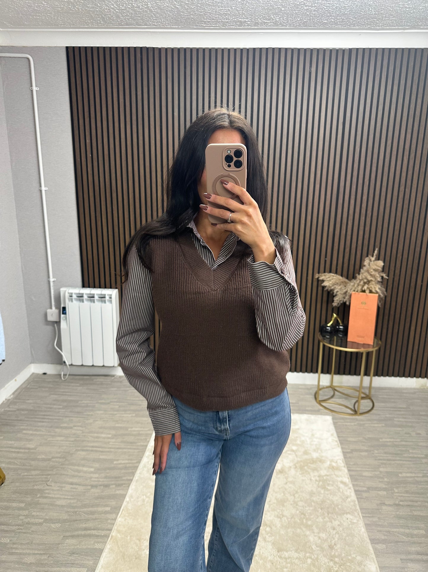 LUNA Stripe Shirt with Jumper