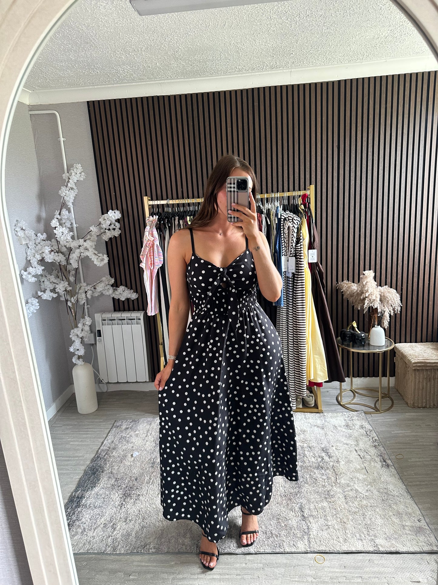 HATTIE Polka Dot Dress