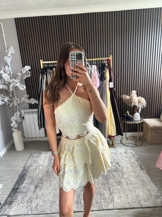 ELIZA Halterneck Skort Set