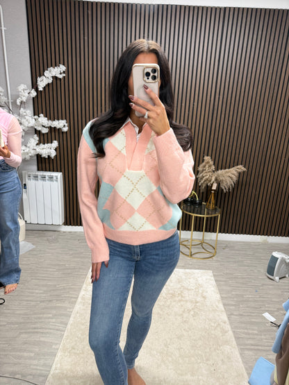 DAISY Jumper with Shirt Detail