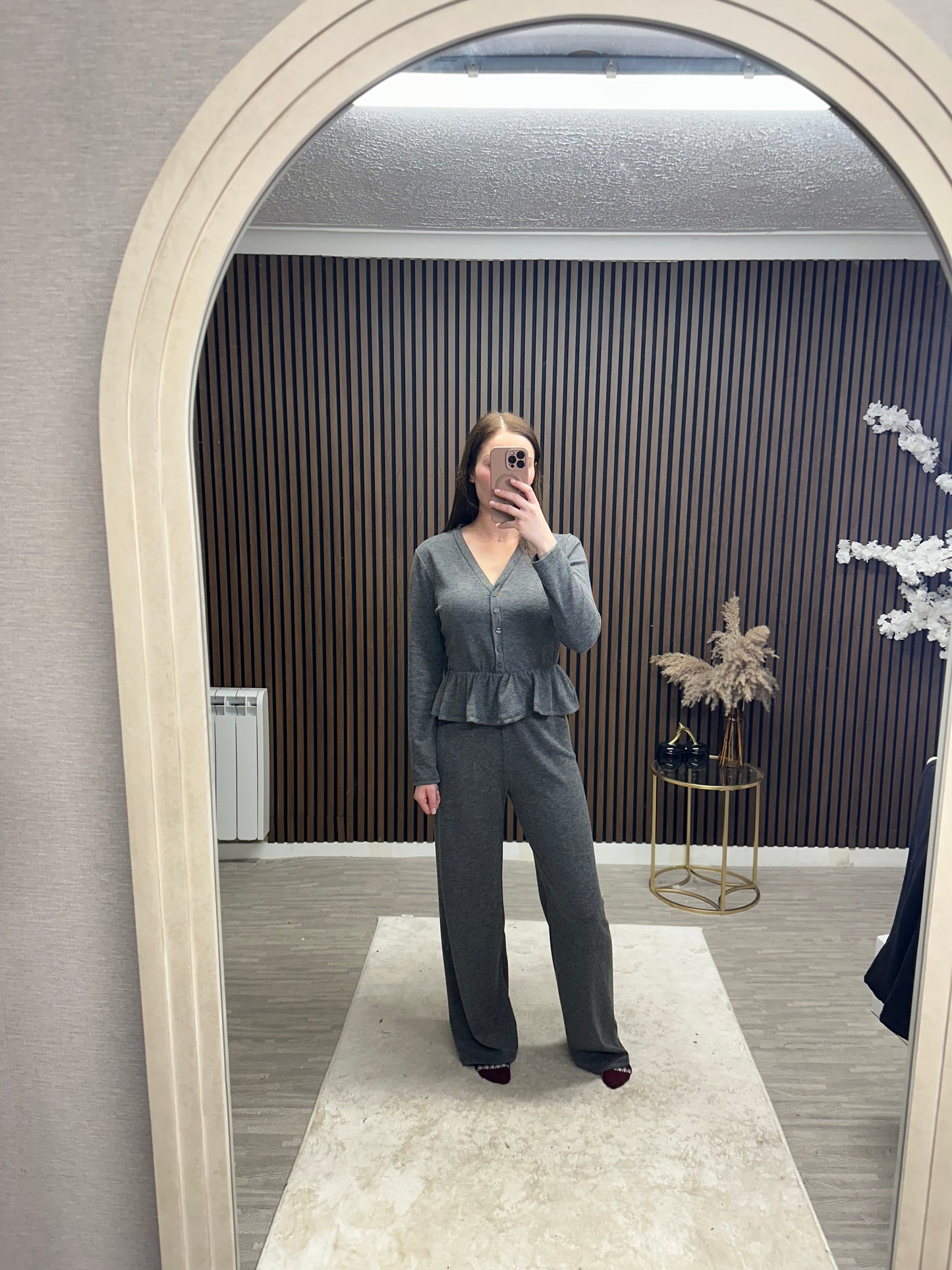 Myla Peplum Lounge Set