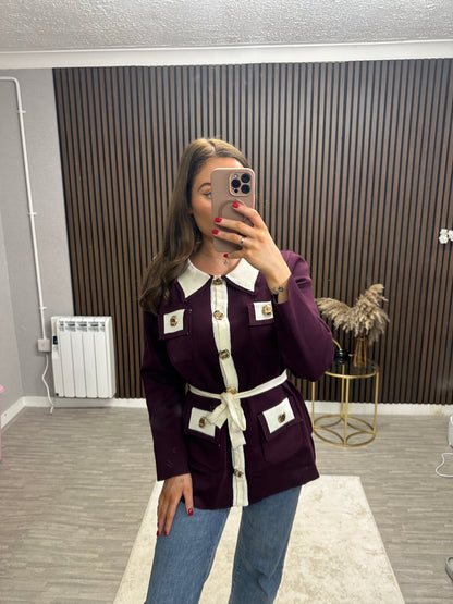 Bianca Belted Cardigan