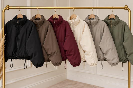 Balloon Sleeve Puffball Jacket