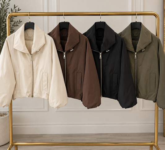 Cropped Rain Jacket