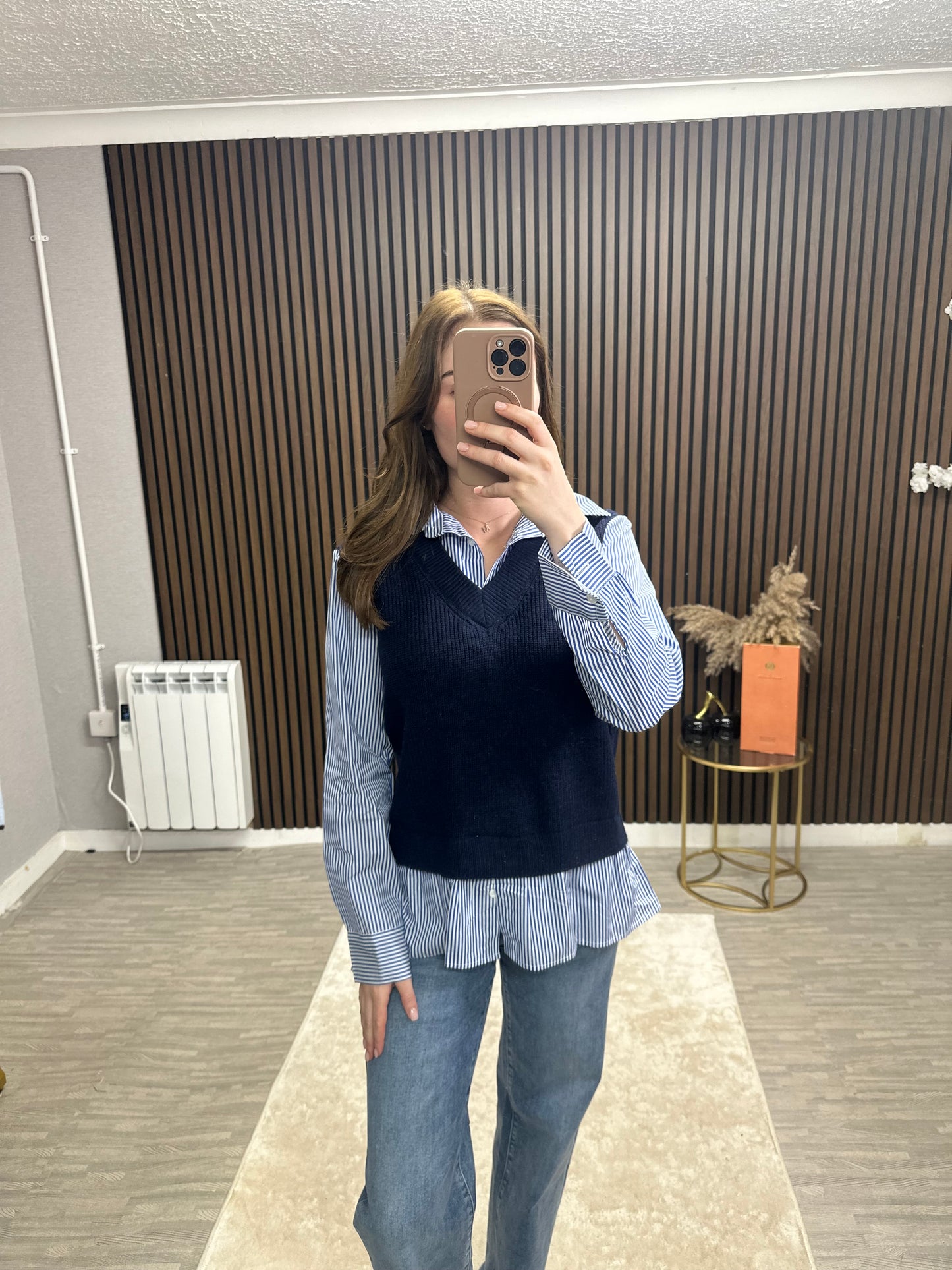 LUNA Stripe Shirt with Jumper