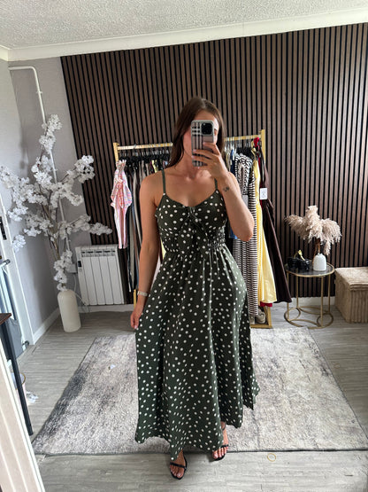 HATTIE Polka Dot Dress