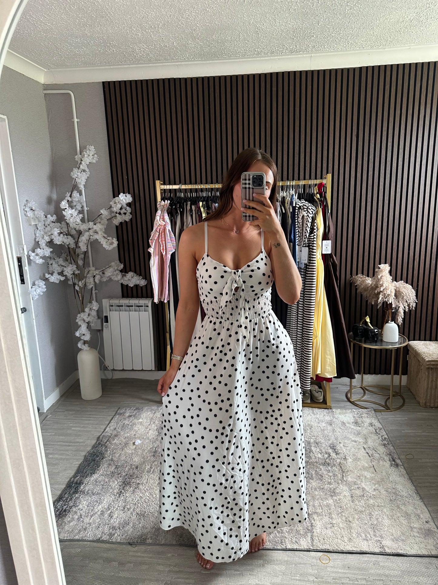 HATTIE Polka Dot Dress