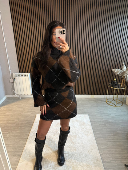 BRITTANY - Oversize Jumper and Skirt Set