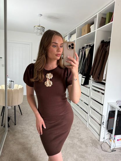 Caitlin Soft Knit Midi Dress