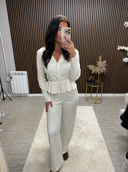 Myla Peplum Lounge Set