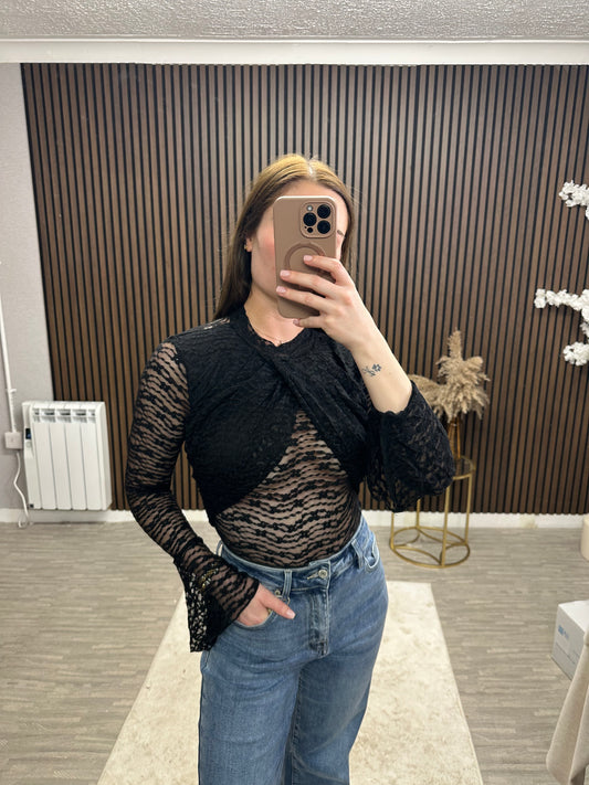 Violet Mesh Bodysuit