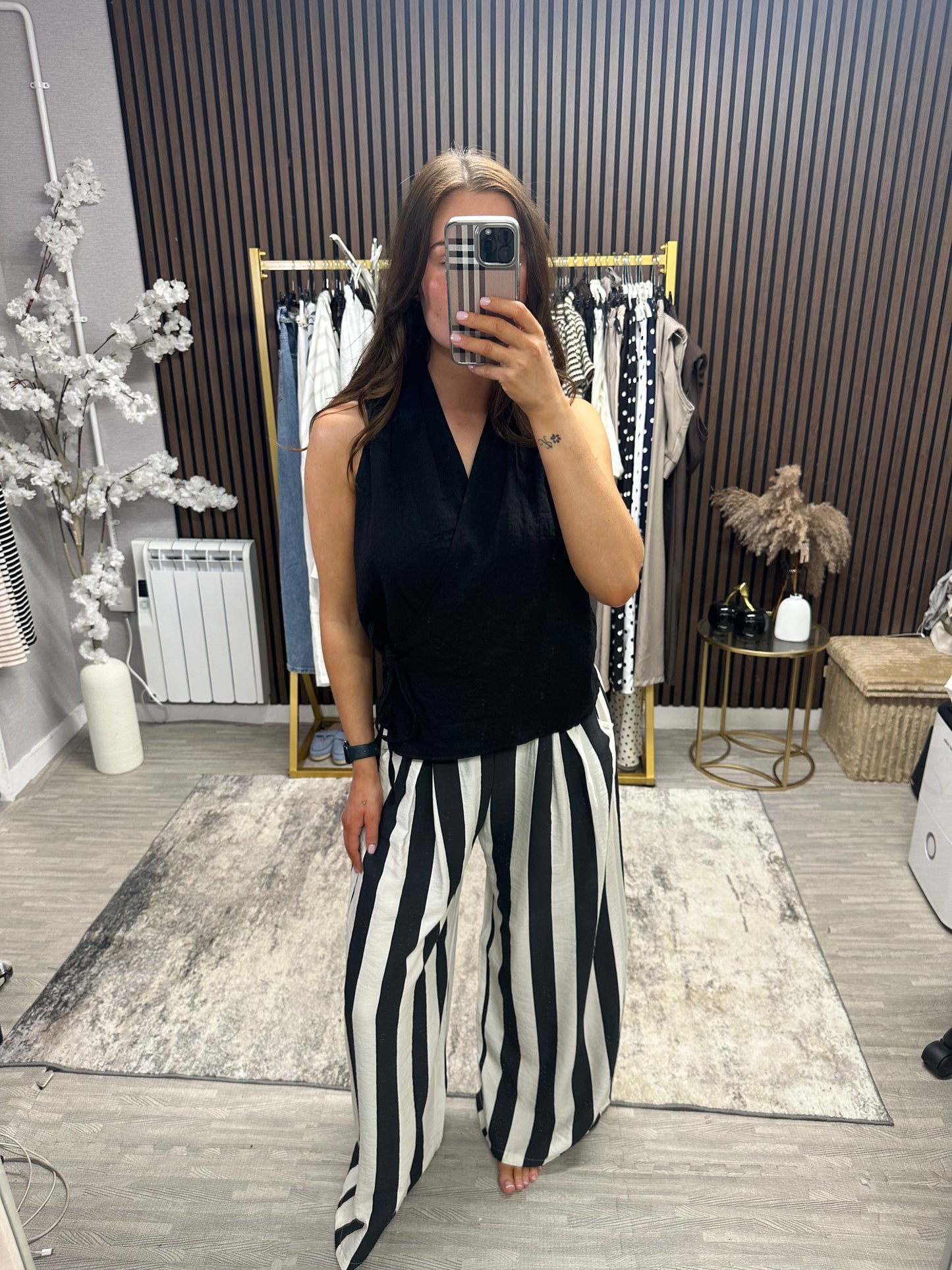 FREYA Stripe Trouser Set