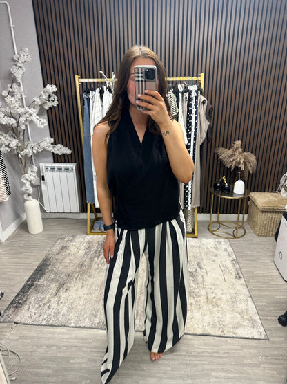 FREYA Stripe Trouser Set