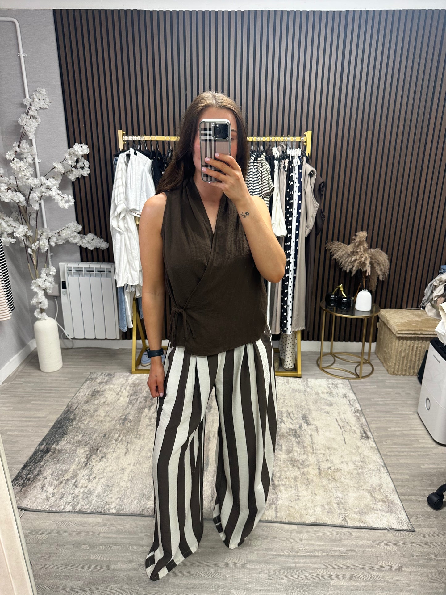 FREYA Stripe Trouser Set